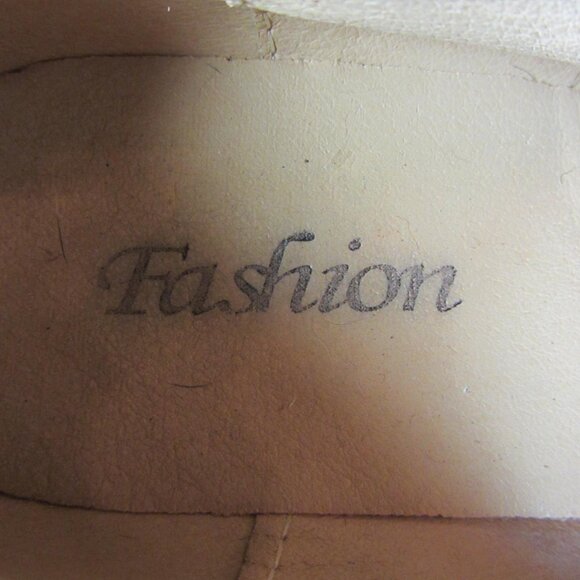 white & cream fashion creeper maty jane shoes size 39 or US 8.5 (CL346) - Picture 6 of 13